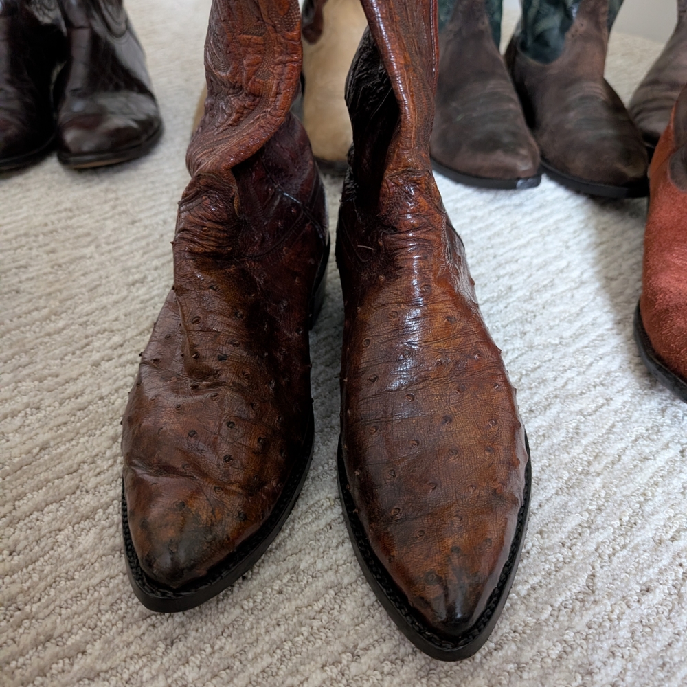Justin Boots Men's Distressed Brown Western Boots